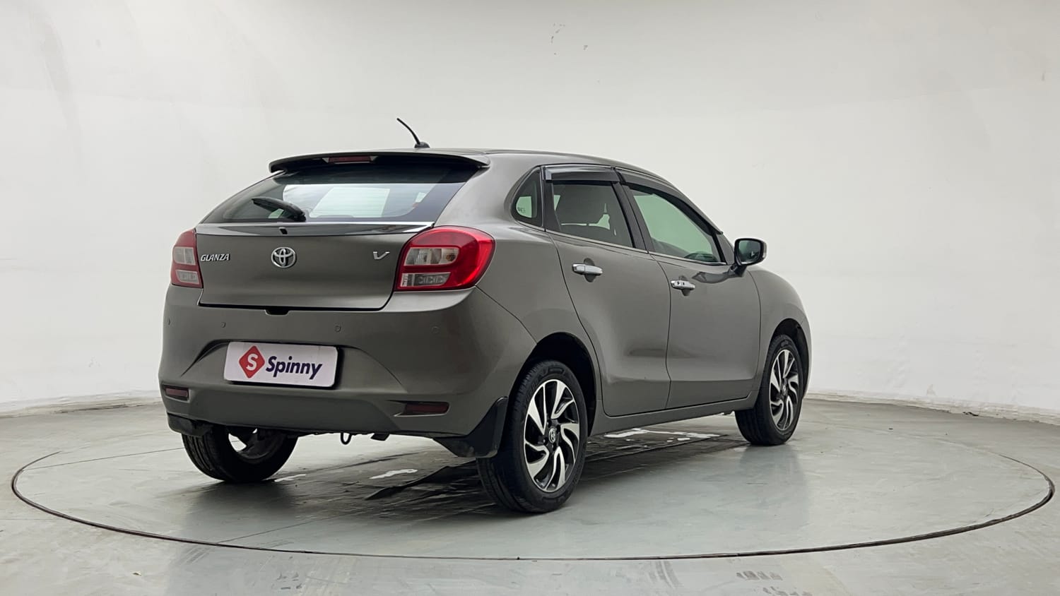 Used 2019 Toyota Glanza V Petrol Manual exterior RIGHT REAR CORNER VIEW