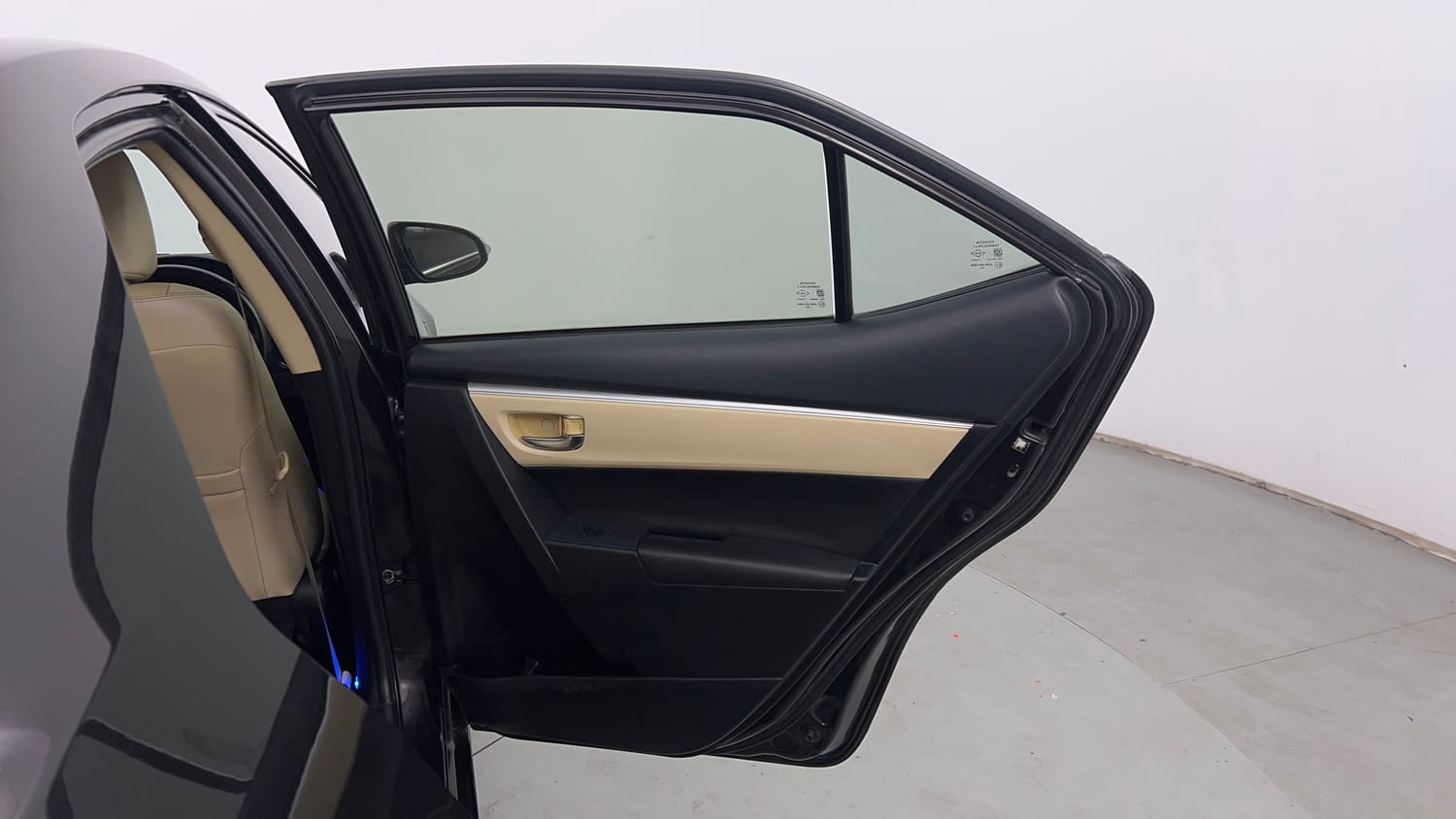 Used 2017 Toyota Corolla Altis VL CVT Petrol Petrol Automatic interior RIGHT REAR DOOR OPEN VIEW