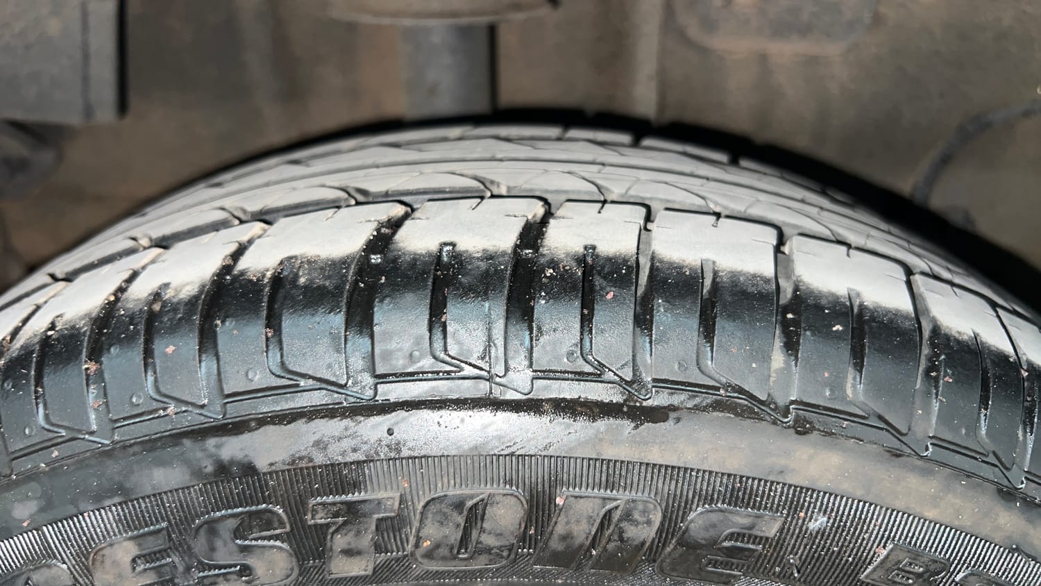 Used 2024 Tata Tiago XT Petrol Manual tyres RIGHT REAR TYRE TREAD VIEW