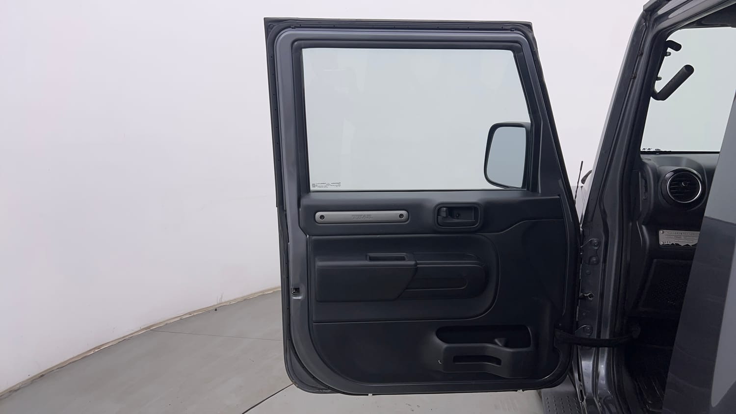 Used 2022 mahindra Thar LX Hard Top Petrol AT 4WD Petrol Automatic interior LEFT FRONT DOOR OPEN VIEW
