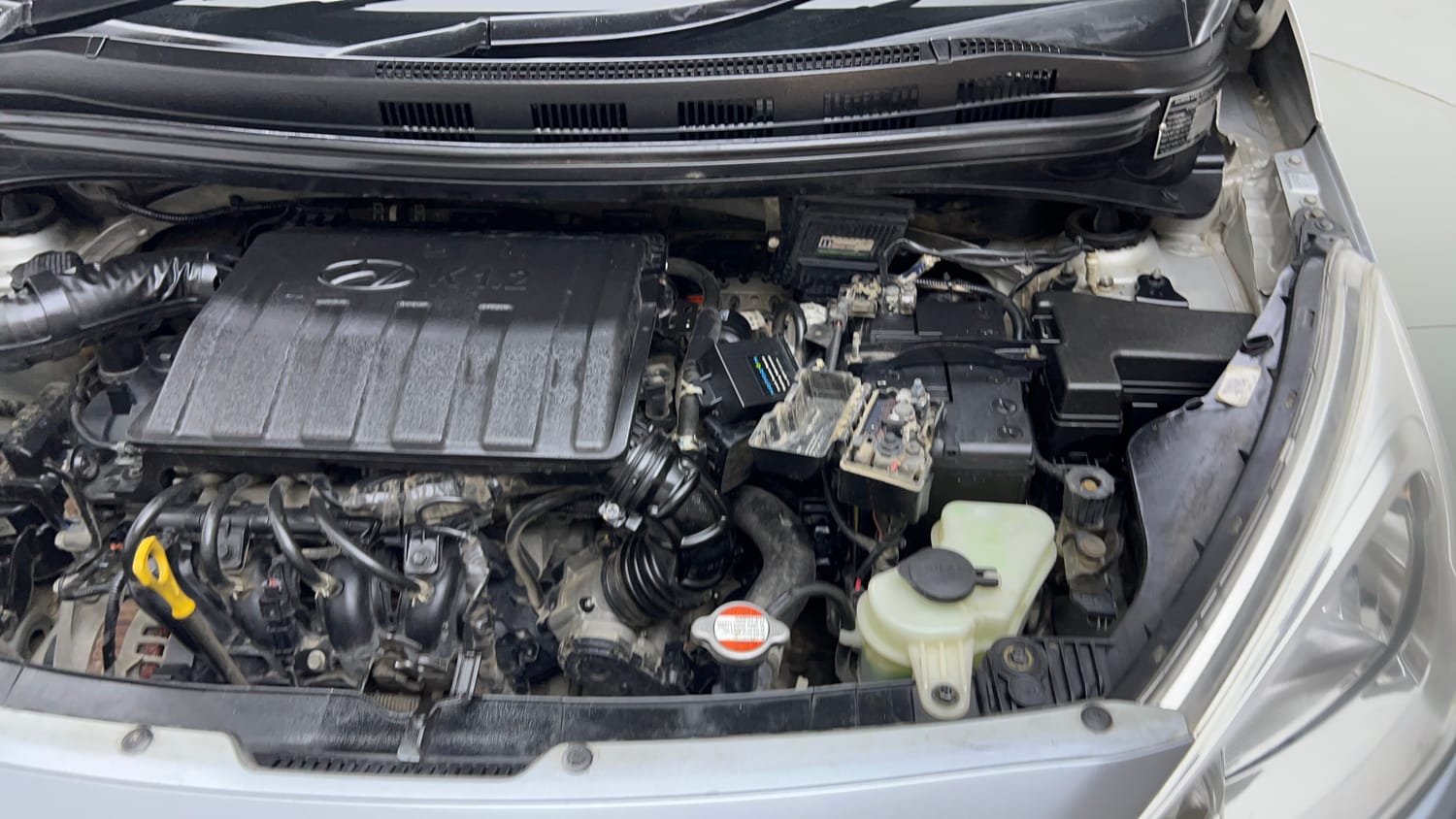 Used 2019 Hyundai Grand i10 Magna 1.2 Kappa VTVT CNG (outside fitted) Cng Manual engine ENGINE LEFT SIDE VIEW