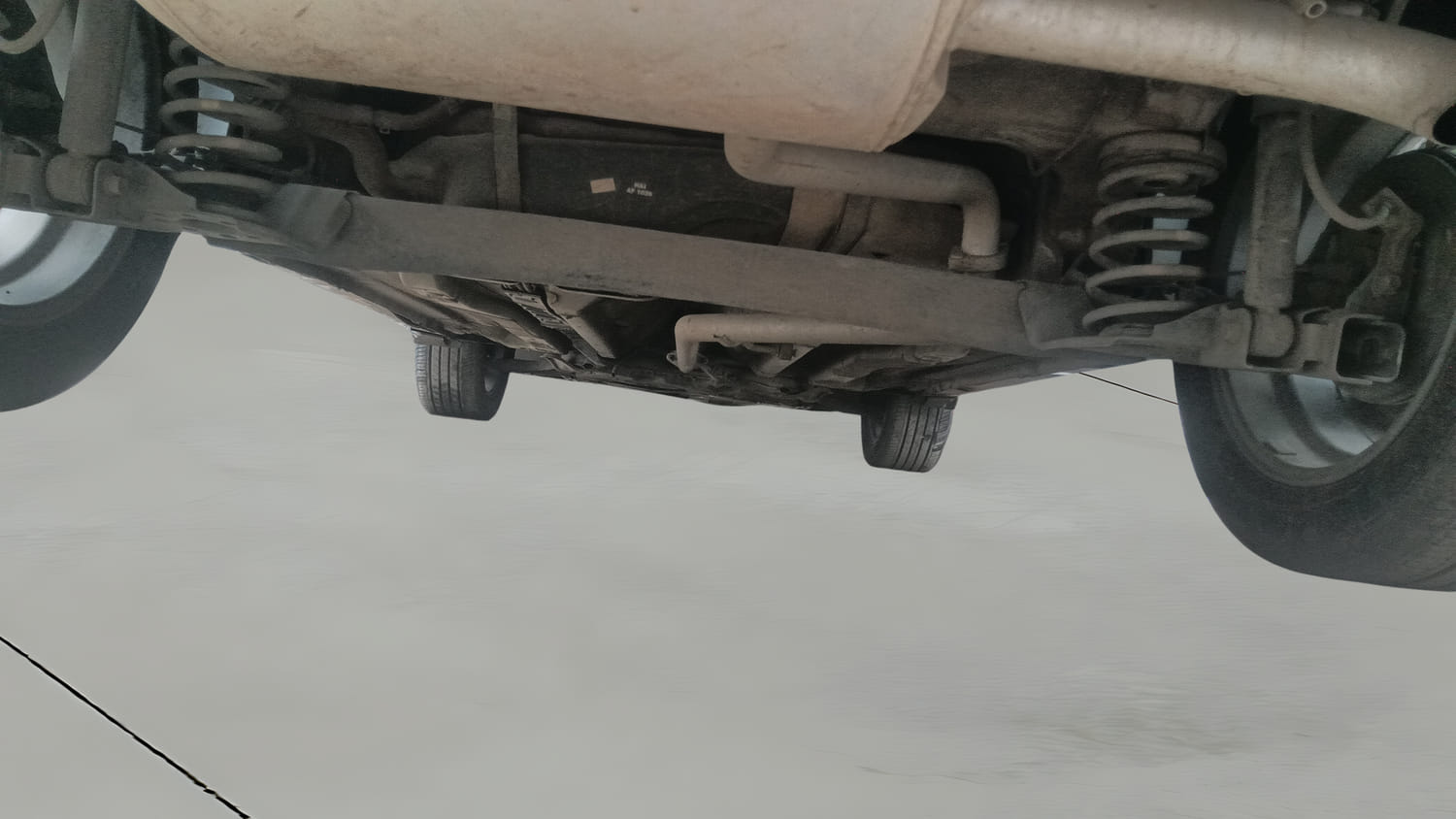 Used 2019 Hyundai Creta SX 1.6 AT CRDi Diesel Automatic extra REAR UNDERBODY VIEW (TAKEN FROM REAR)