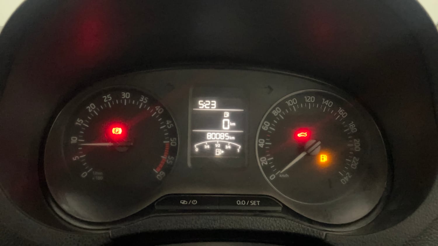 Used 2017 Skoda Rapid Ambition 1.5 TDI Diesel Manual interior CLUSTERMETER VIEW
