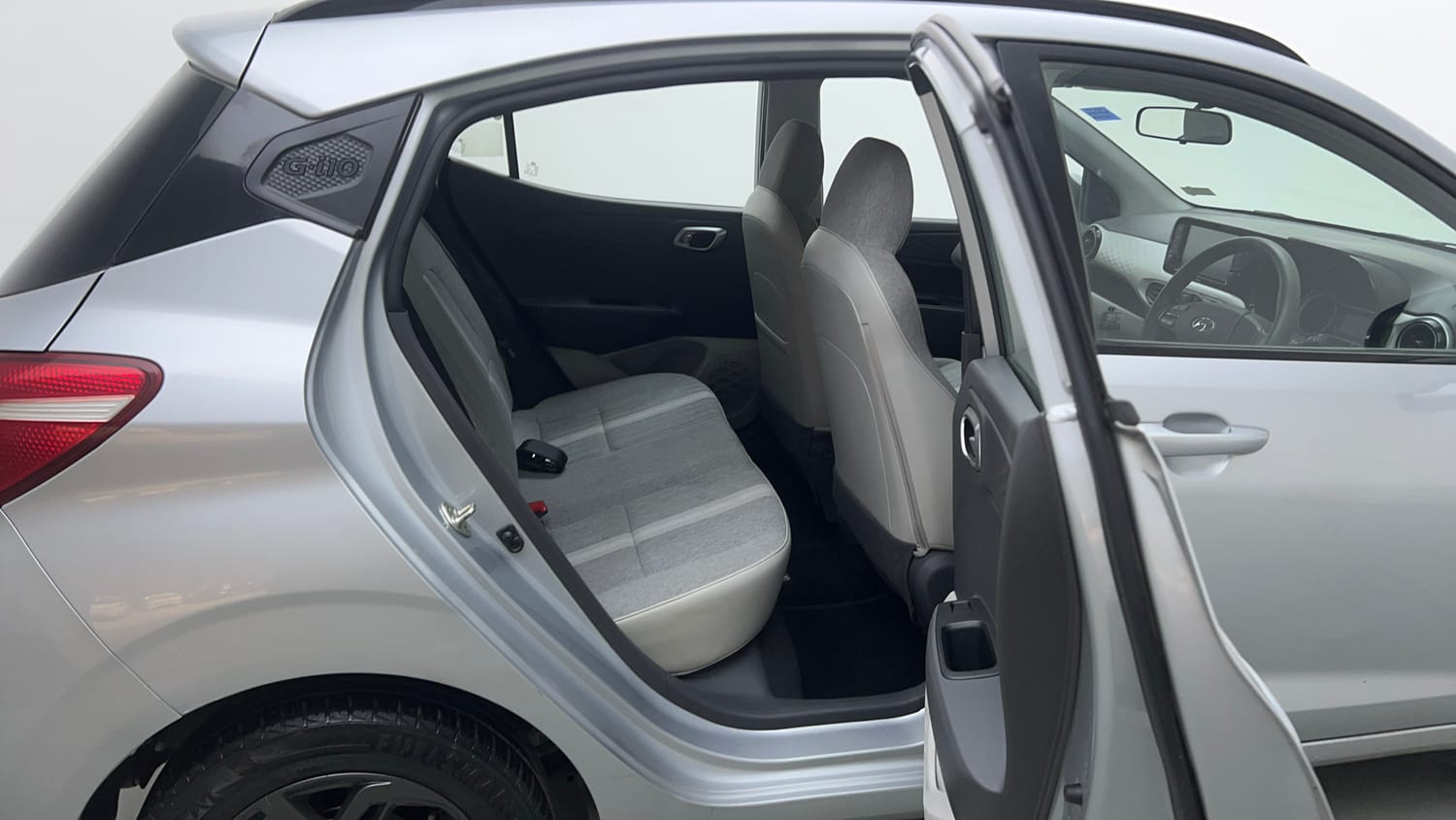 Used 2020 Hyundai Grand i10 Nios Sportz AMT 1.2 Kappa VTVT Petrol Automatic interior RIGHT SIDE REAR DOOR CABIN VIEW