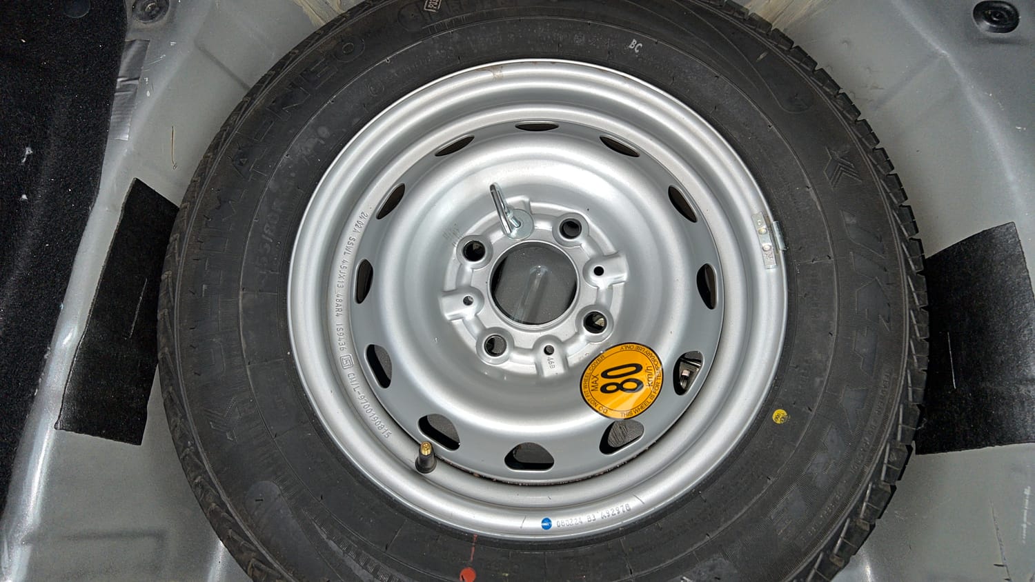 Used 2024 Tata Tiago XT Petrol Manual tyres SPARE TYRE VIEW