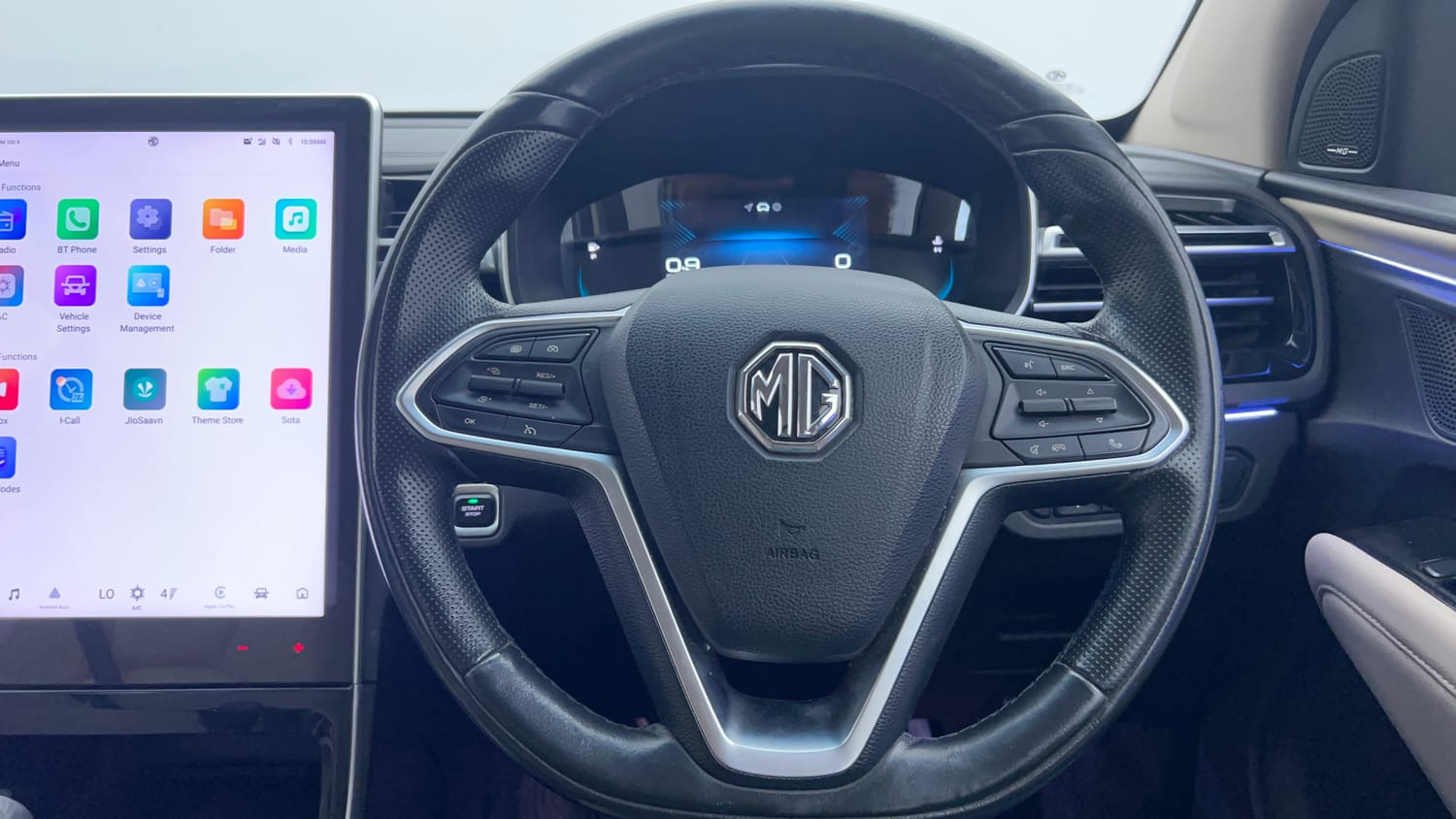 Used 2023 MG Motors Hector Smart Pro 1.5 Turbo MT Petrol Manual interior STEERING VIEW