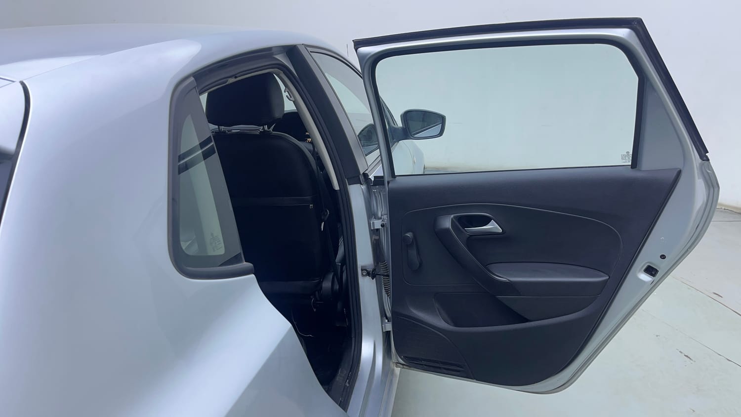 Used 2015 Volkswagen Polo Trendline 1.2L (P) Petrol Manual interior RIGHT REAR DOOR OPEN VIEW