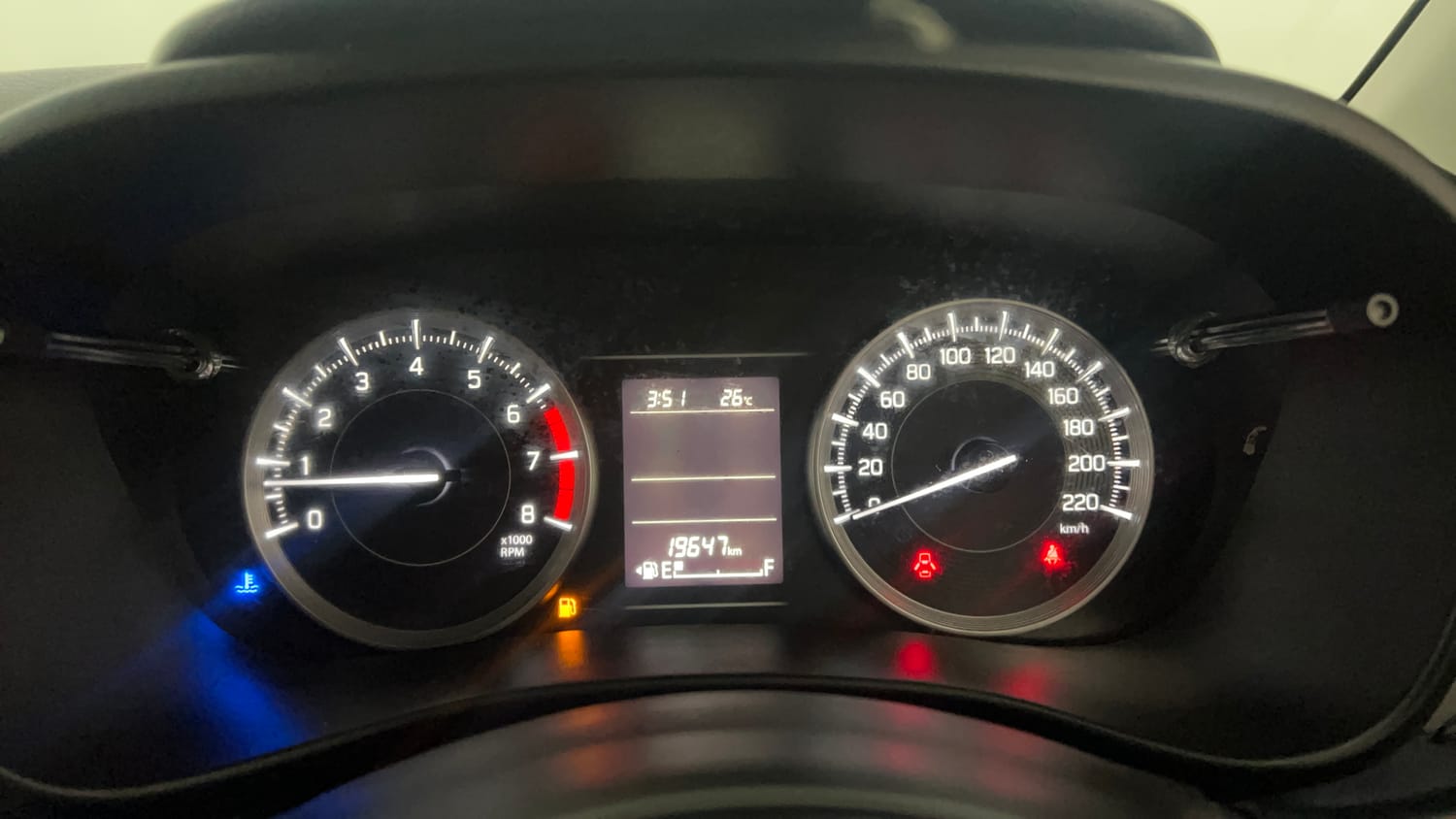 Used 2022 Maruti Suzuki Baleno Delta MT Petrol Manual interior CLUSTERMETER VIEW