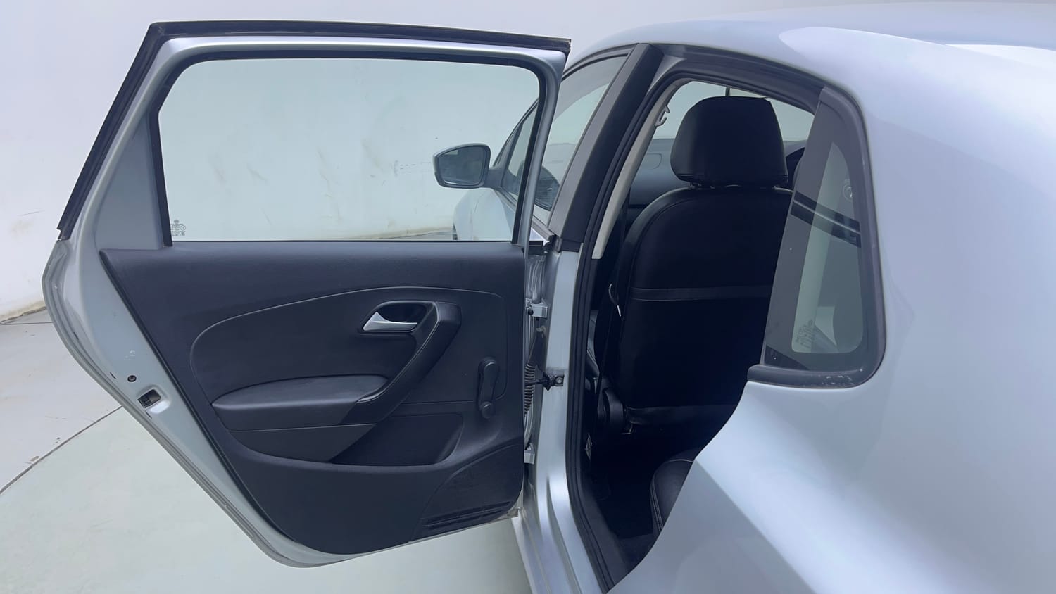 Used 2015 Volkswagen Polo Trendline 1.2L (P) Petrol Manual interior LEFT REAR DOOR OPEN VIEW