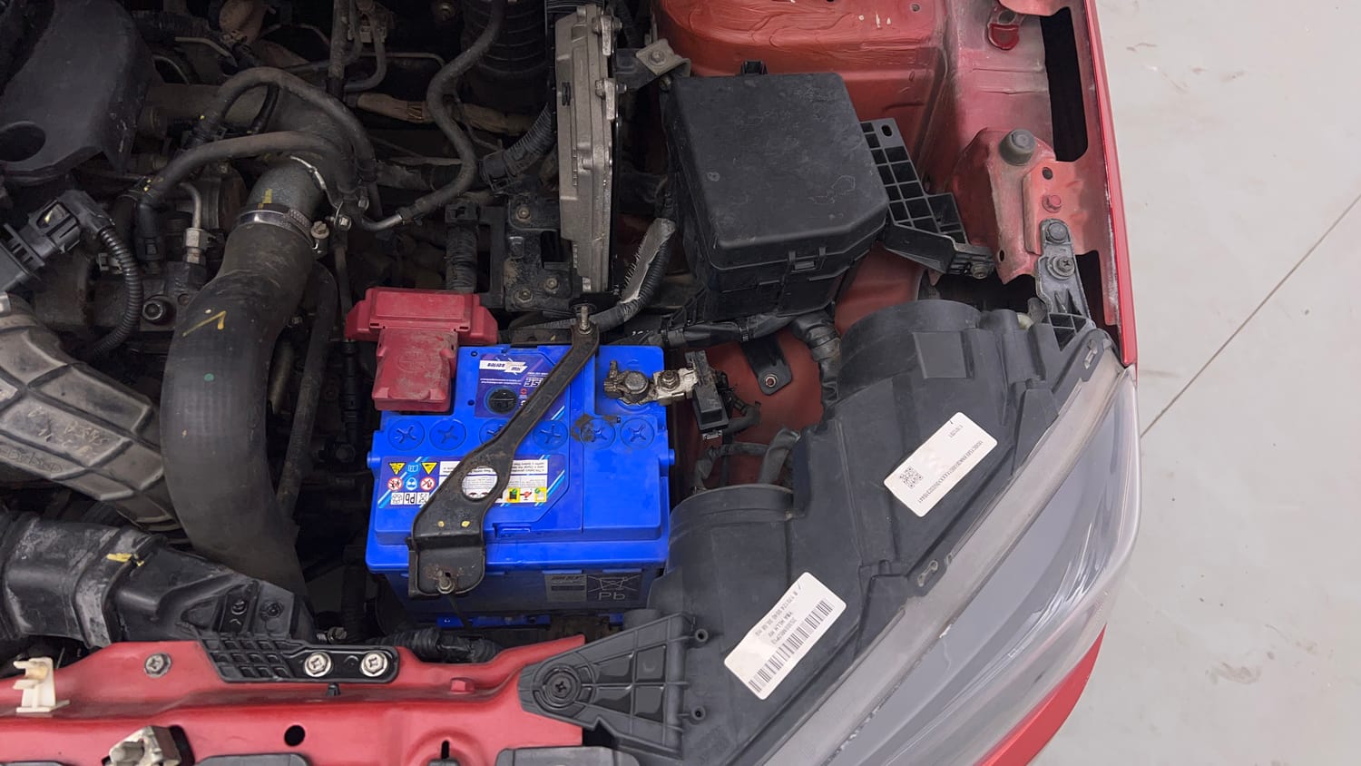 Used 2016 Maruti Suzuki Vitara Brezza [2016-2020] ZDi Plus Diesel Manual engine ENGINE LEFT SIDE VIEW