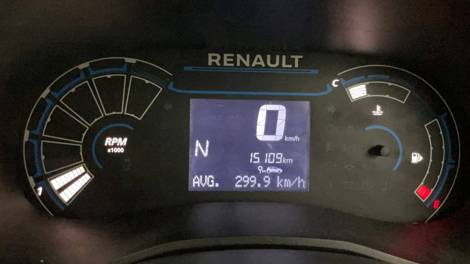 Used 2023 Renault Kwid CLIMBER AMT Petrol Automatic interior CLUSTERMETER VIEW