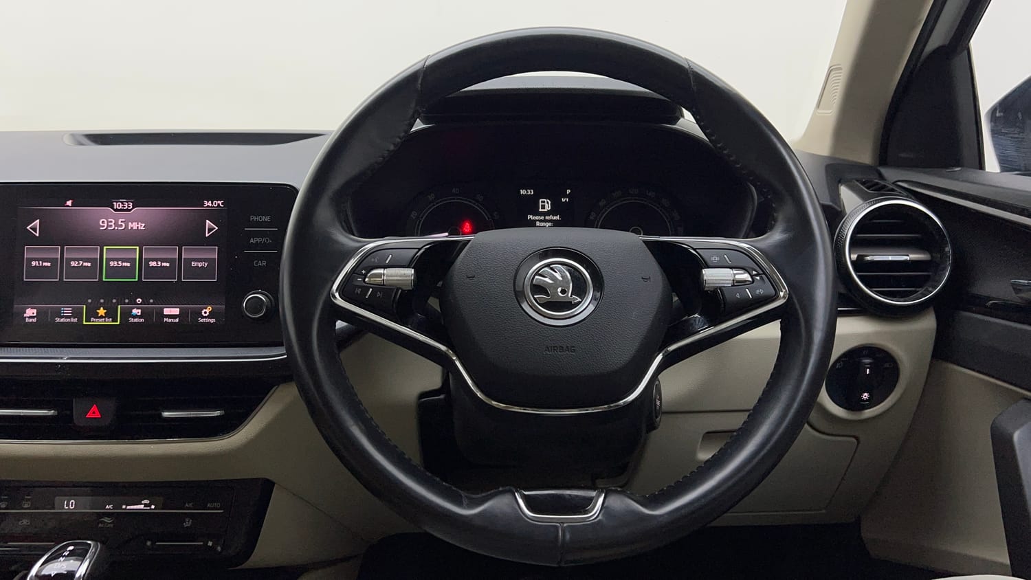 Used 2022 Skoda Slavia Ambition 1.0L TSI AT Petrol Automatic interior STEERING VIEW