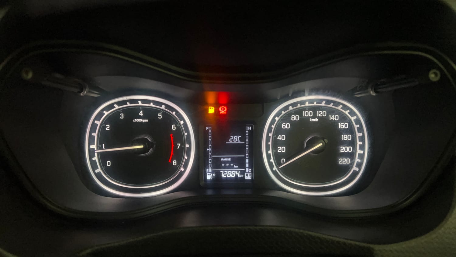 Used 2020 maruti-suzuki Vitara Brezza ZXi Plus Petrol Manual interior CLUSTERMETER VIEW