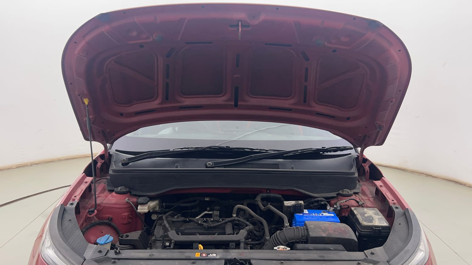 Used 2022 Hyundai Venue S Plus 1.2 Petrol Petrol Manual engine ENGINE & BONNET OPEN FRONT VIEW