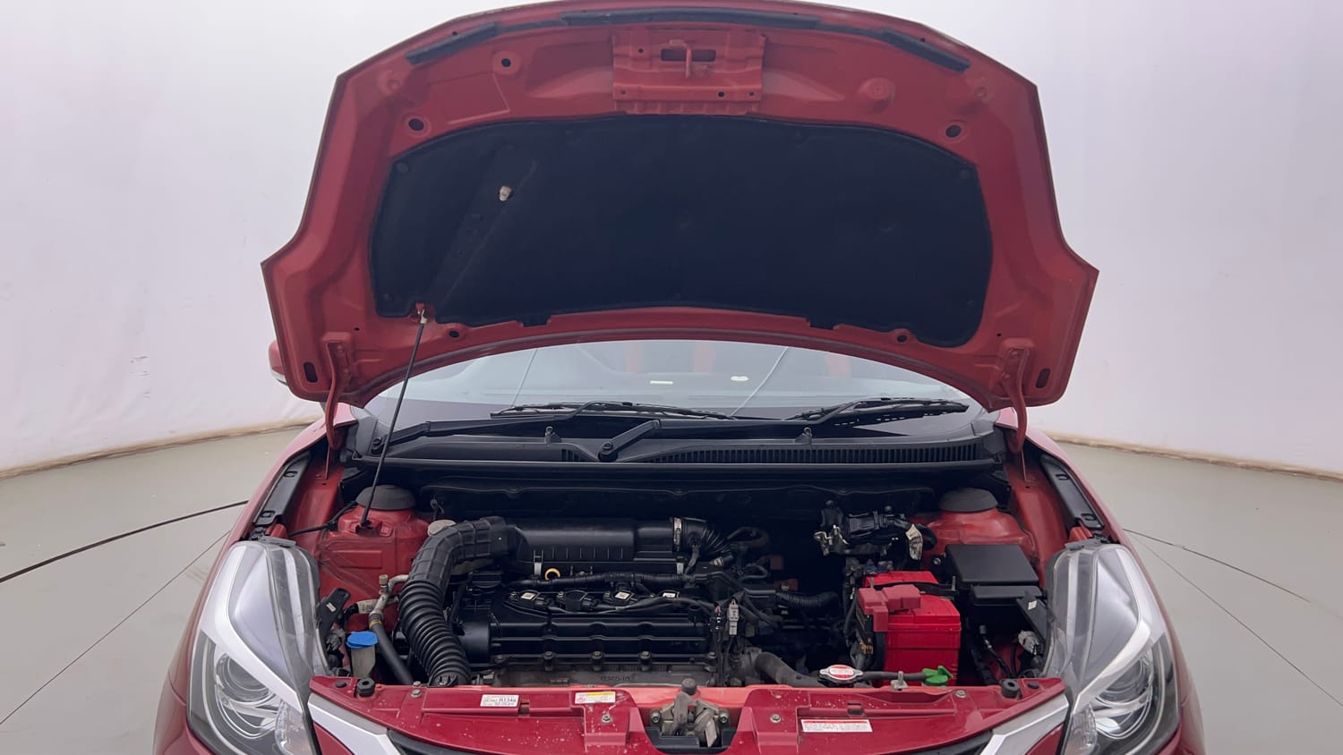 Used 2021 Toyota Glanza G Petrol Manual engine ENGINE & BONNET OPEN FRONT VIEW
