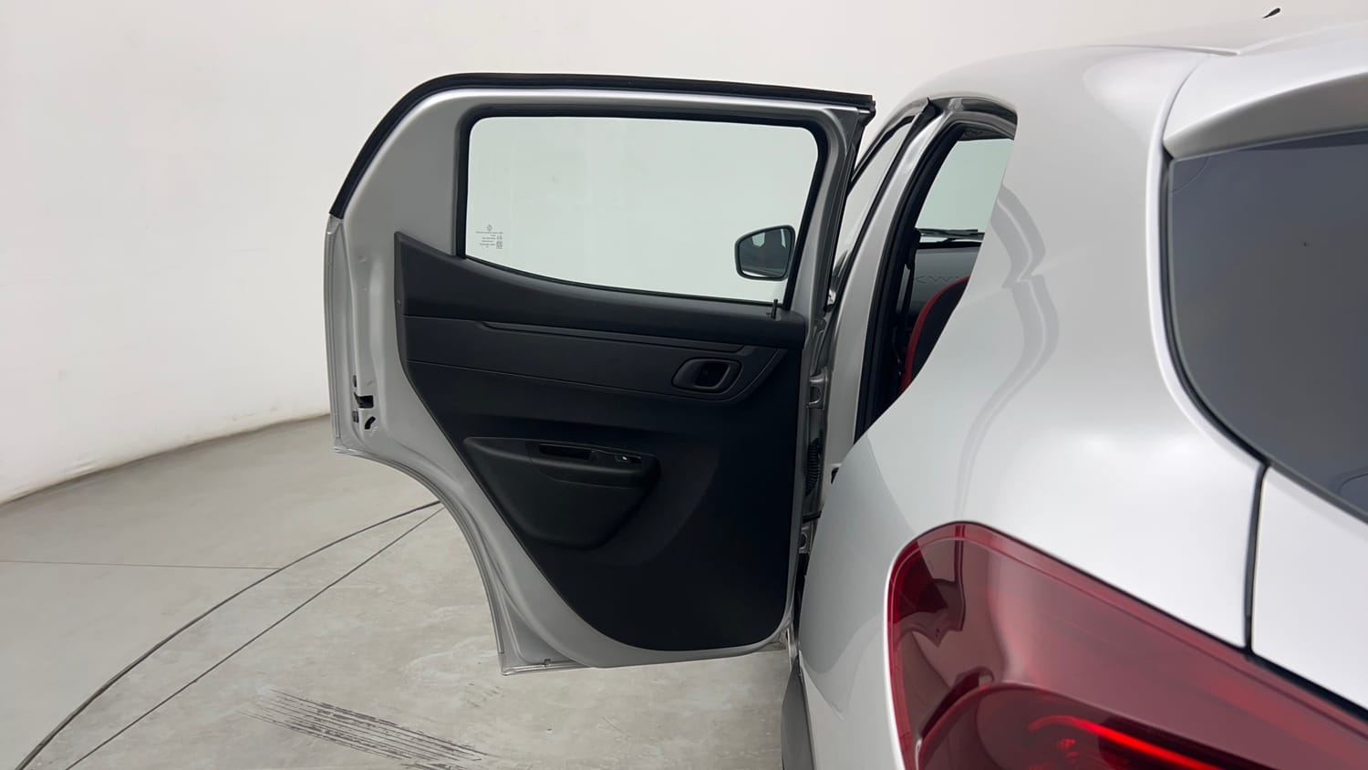 Used 2021 Renault Kwid RXT 1.0 AMT Opt Petrol Automatic interior LEFT REAR DOOR OPEN VIEW