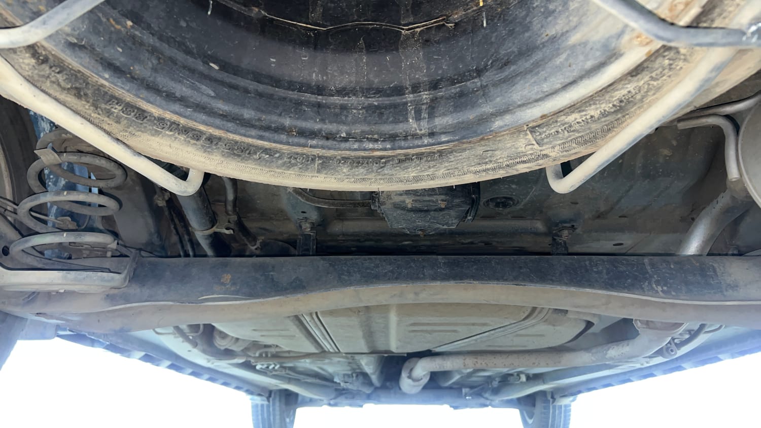 Used 2021 Maruti Suzuki XL6 Alpha AT Petrol Petrol Automatic extra REAR UNDERBODY VIEW (TAKEN FROM REAR)