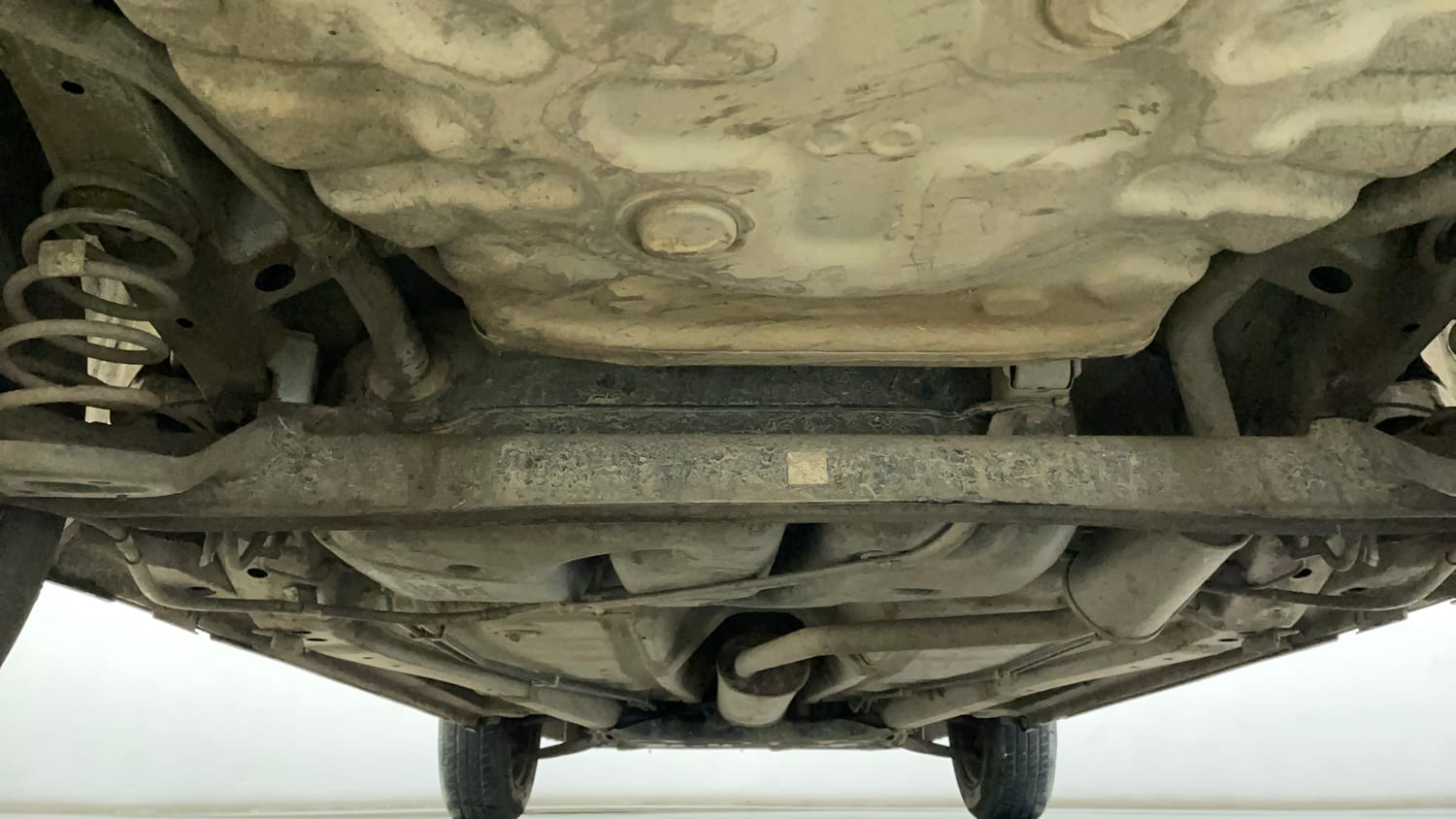 Used 2021 Maruti Suzuki S-Presso VXi AMT Petrol Automatic extra REAR UNDERBODY VIEW (TAKEN FROM REAR)