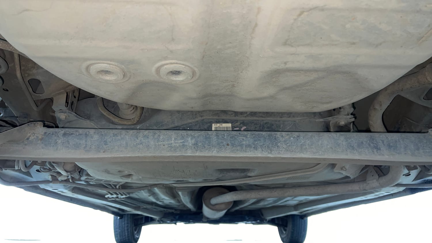 Used 2020 Maruti Suzuki Wagon R LXi 1.0 CNG Cng Manual extra REAR UNDERBODY VIEW (TAKEN FROM REAR)