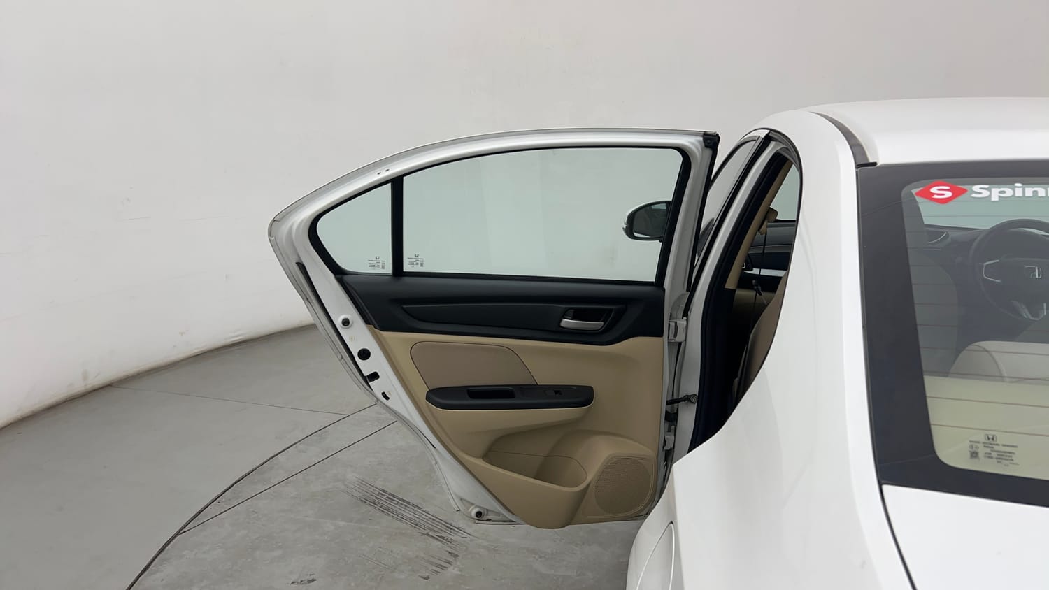 Used 2022 Honda Amaze VX CVT 1.2 Petrol Petrol Automatic interior LEFT REAR DOOR OPEN VIEW