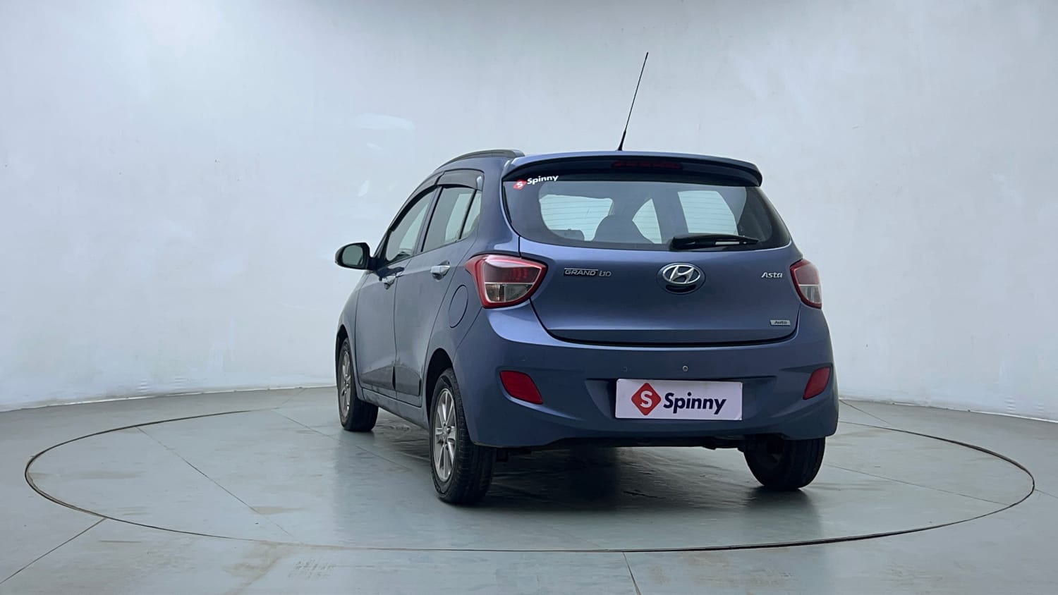 Used 2017 Hyundai Grand i10 Asta AT 1.2 Kappa VTVT (O) Petrol Automatic exterior LEFT REAR CORNER VIEW