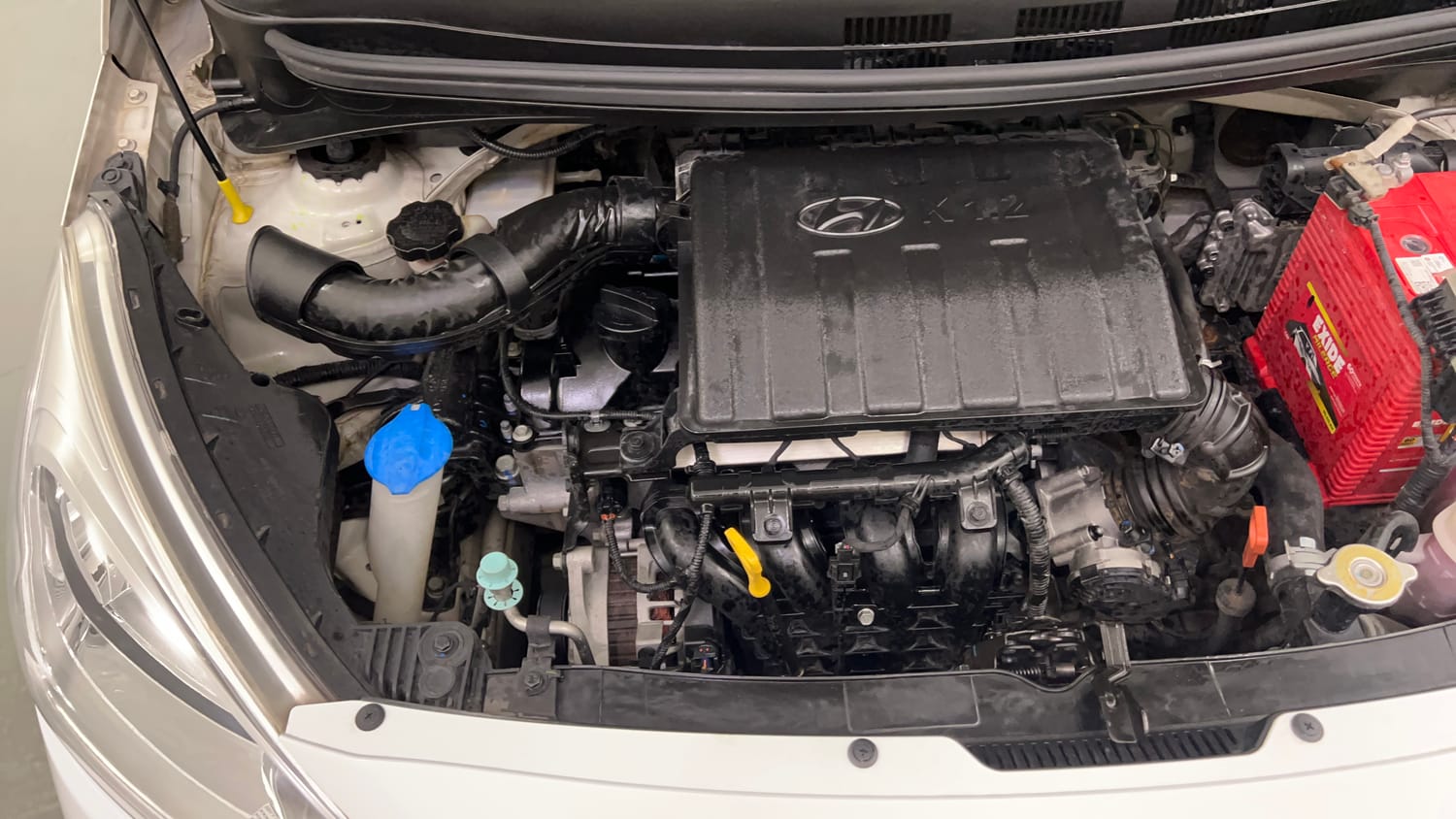 Used 2018 Hyundai Grand i10 Sportz AT 1.2 Kappa VTVT Petrol Automatic engine ENGINE RIGHT SIDE VIEW