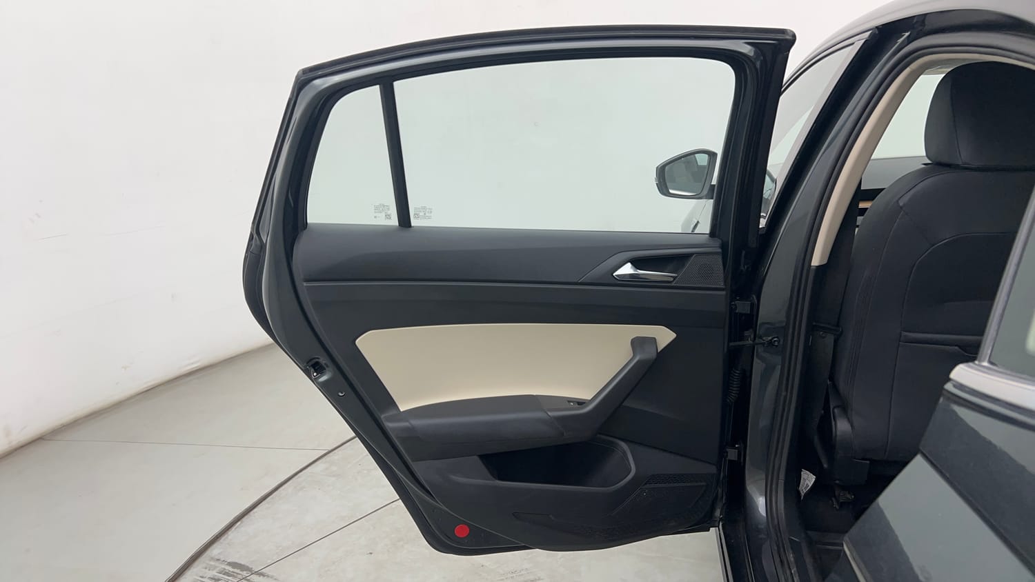 Used 2023 Skoda Slavia Style 1.0L TSI AT Petrol Automatic interior LEFT REAR DOOR OPEN VIEW