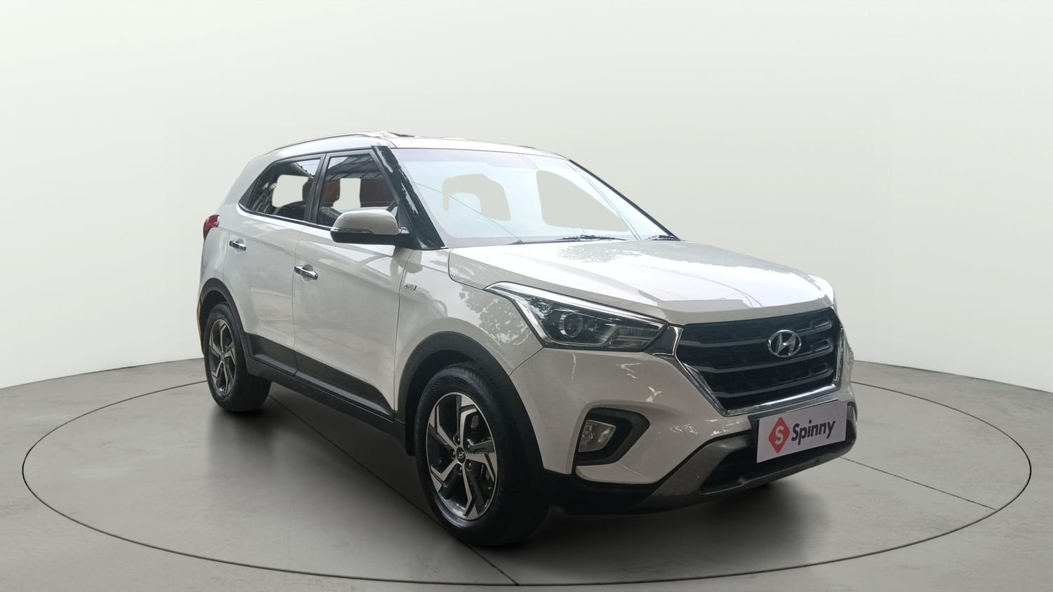 Used 2019 Hyundai Creta SX 1.6 AT CRDi Diesel Automatic exterior RIGHT FRONT CORNER VIEW