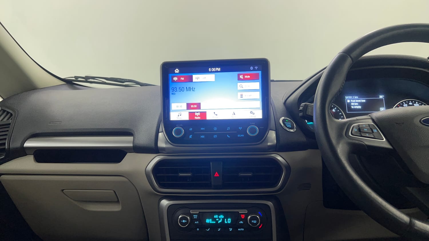 Used 2021 Ford EcoSport Titanium 1.5L TDCi Diesel Manual interior MUSIC SYSTEM & AC CONTROL VIEW