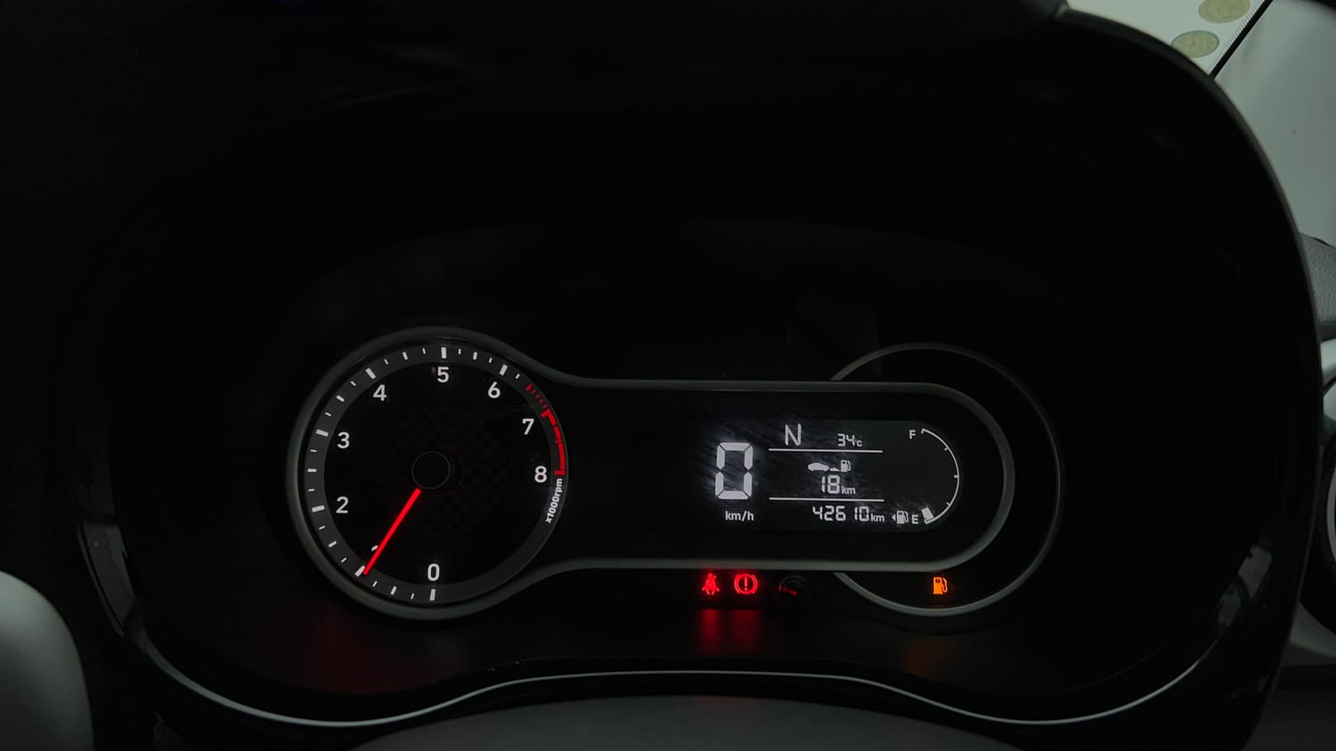 Used 2020 Hyundai Grand i10 Nios Sportz AMT 1.2 Kappa VTVT Petrol Automatic interior CLUSTERMETER VIEW
