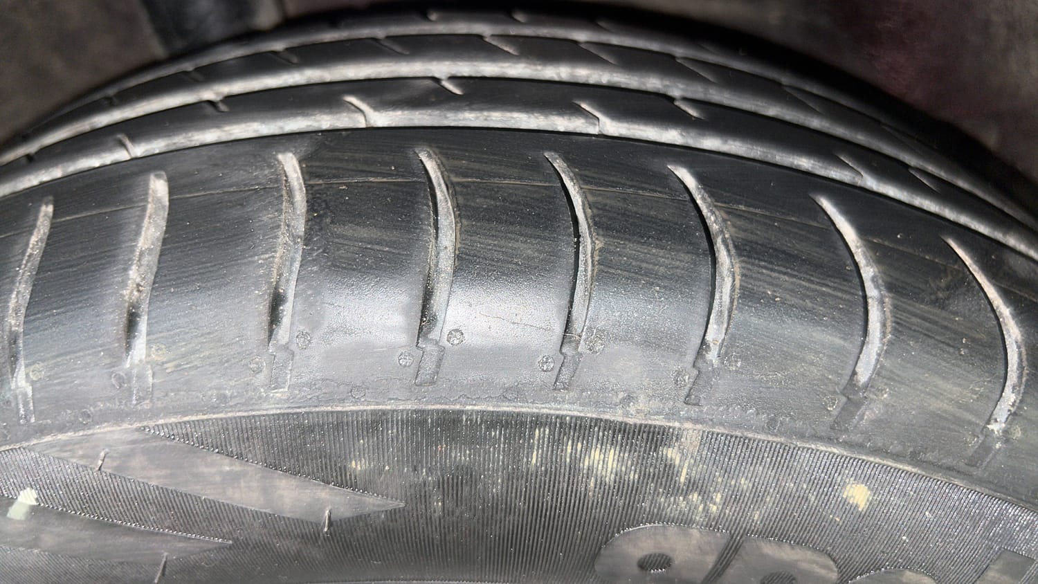 Used 2015 Honda Jazz SV Diesel Diesel Manual tyres RIGHT REAR TYRE TREAD VIEW