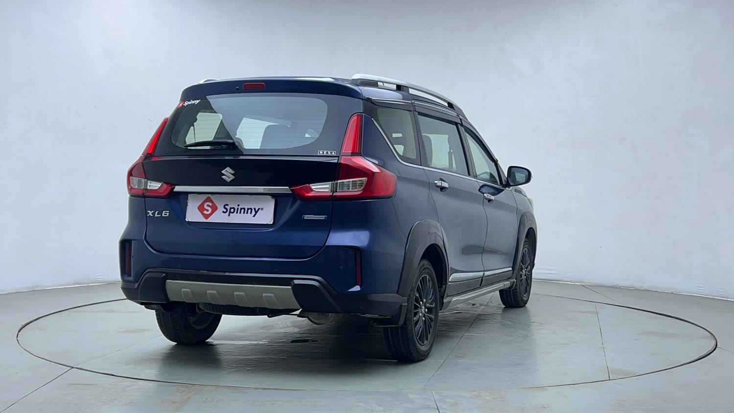 Used 2021 Maruti Suzuki XL6 Alpha AT Petrol Petrol Automatic exterior RIGHT REAR CORNER VIEW