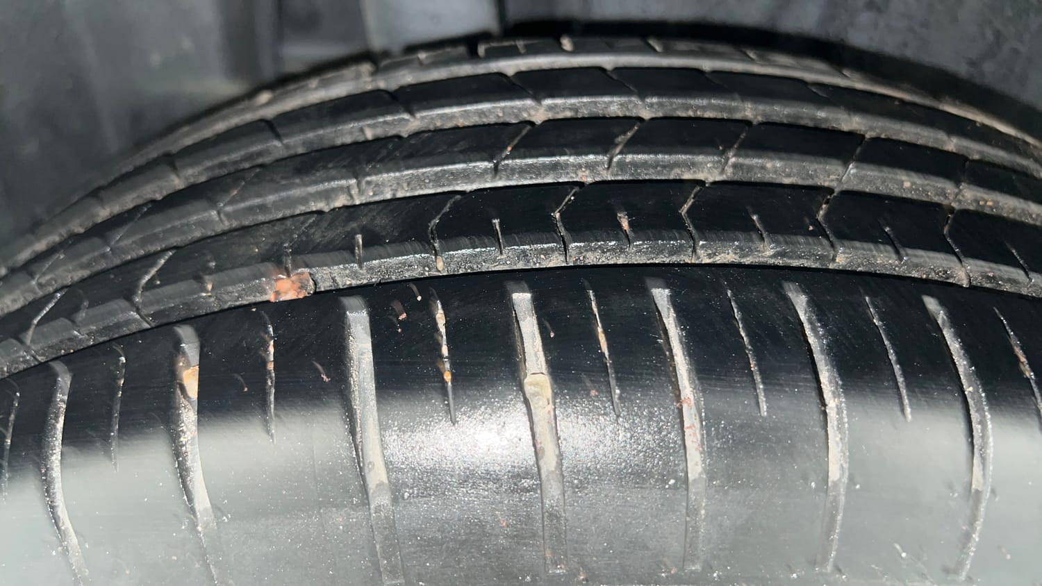 Used 2022 Maruti Suzuki Baleno Delta MT Petrol Manual tyres RIGHT REAR TYRE TREAD VIEW
