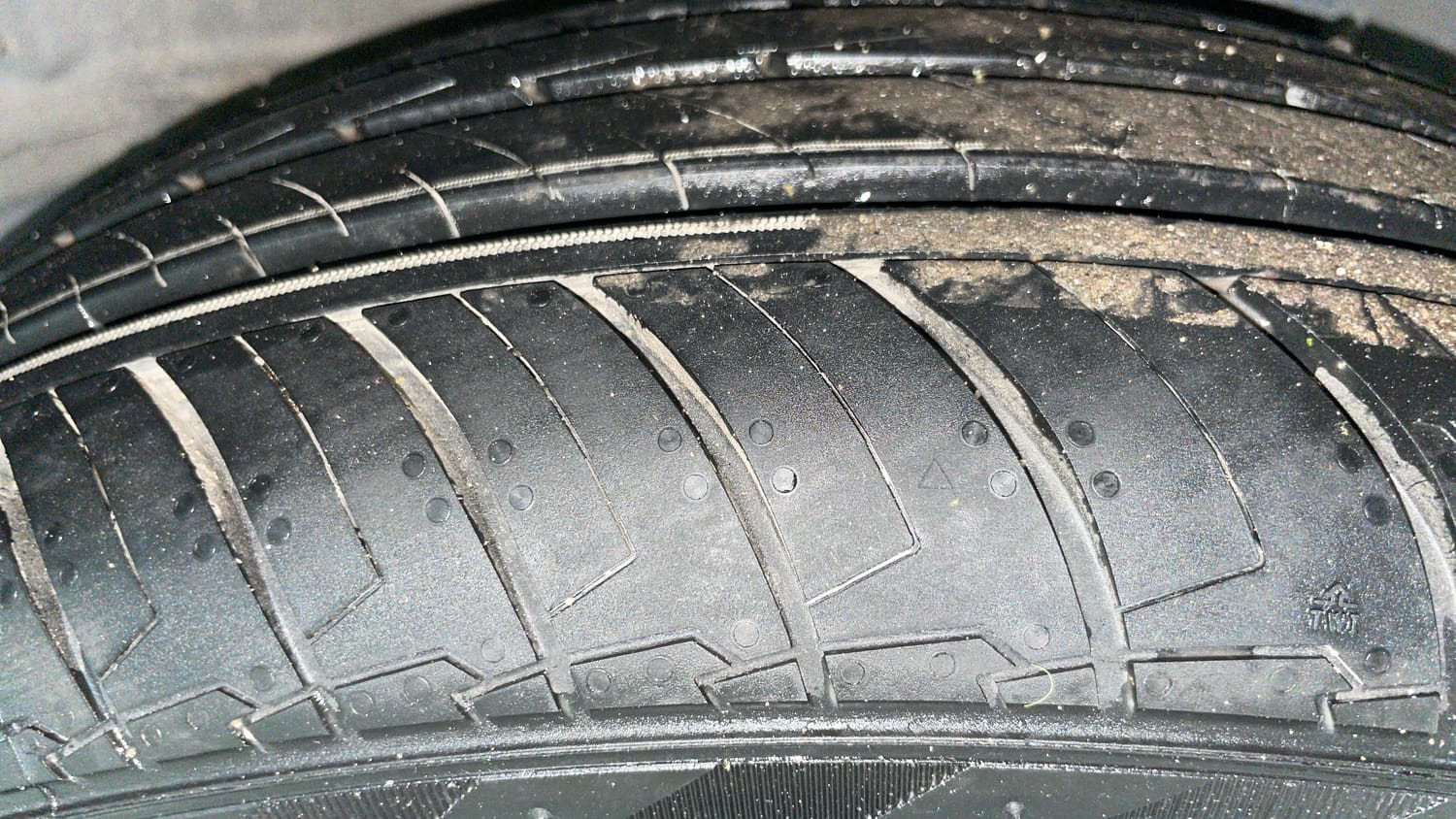 Used 2018 Honda Amaze 1.2 V MT Petrol Petrol Manual tyres LEFT REAR TYRE TREAD VIEW