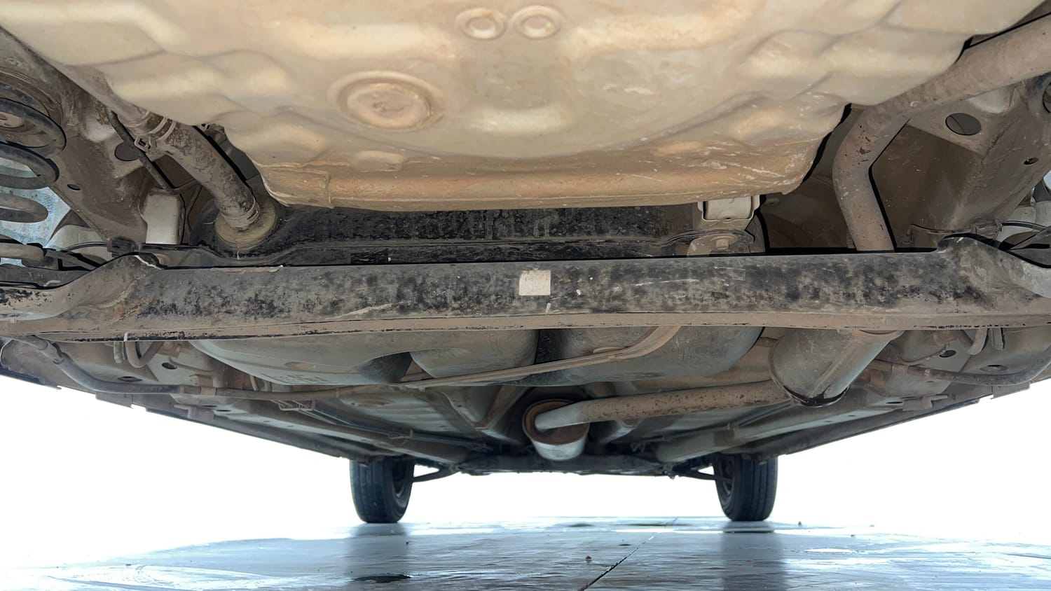 Used 2021 Maruti Suzuki S-Presso LXi CNG Cng Manual extra REAR UNDERBODY VIEW (TAKEN FROM REAR)