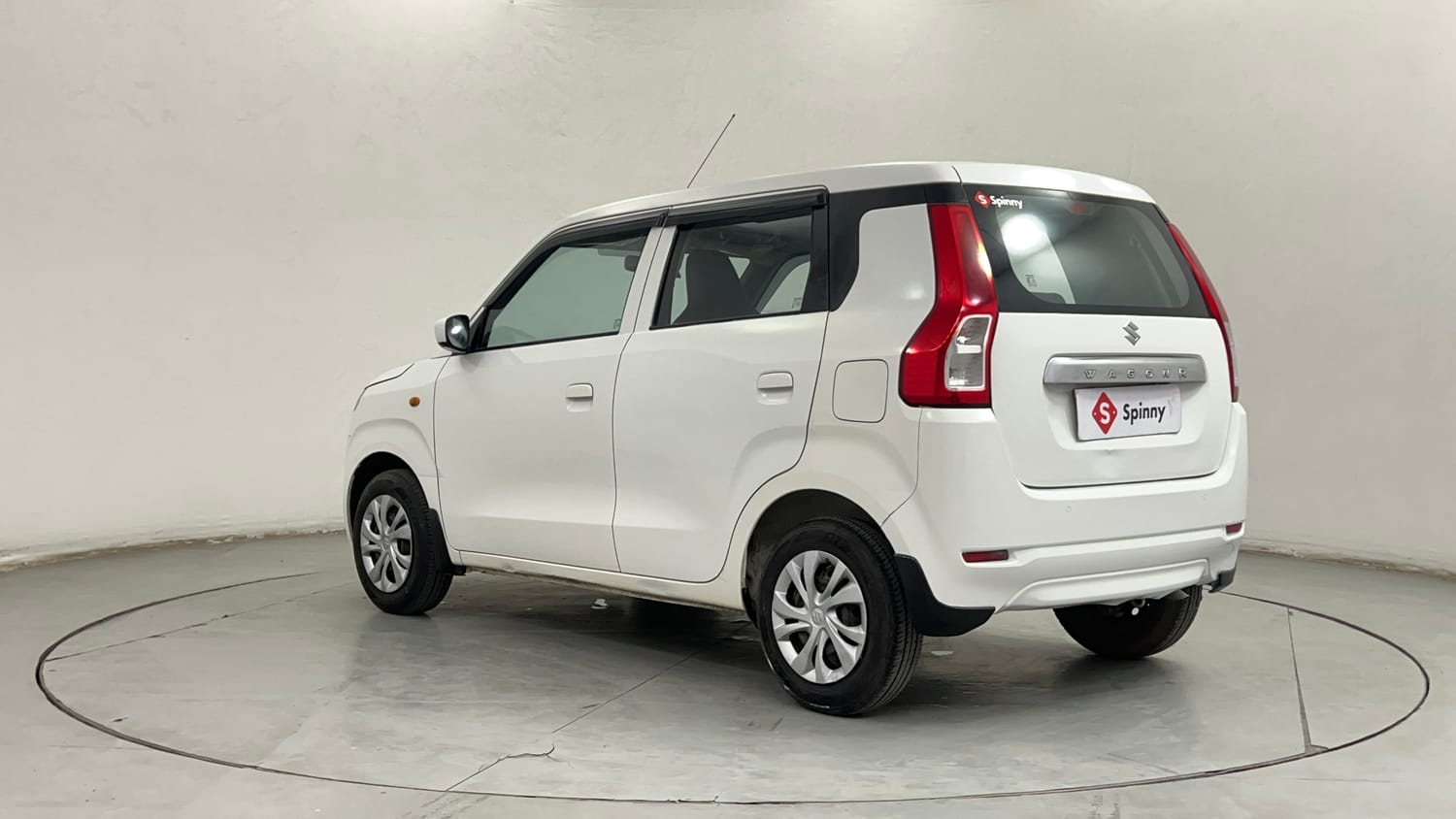 Used 2019 Maruti Suzuki Wagon R 1.0 VXI AMT Petrol Automatic exterior LEFT REAR CORNER VIEW
