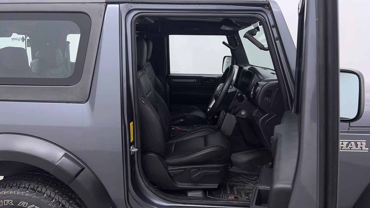 Used 2022 mahindra Thar LX Hard Top Petrol AT 4WD Petrol Automatic interior RIGHT SIDE FRONT DOOR CABIN VIEW