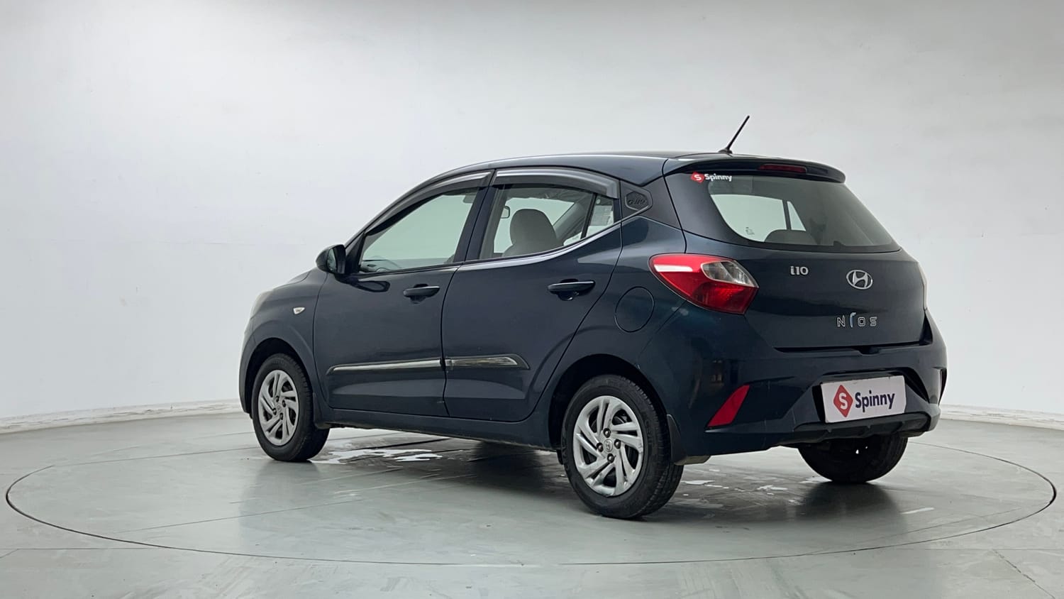 Used 2021 Hyundai Grand i10 Nios Magna 1.2 Kappa VTVT Petrol Manual exterior LEFT REAR CORNER VIEW