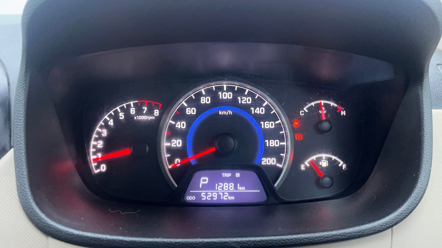 Used 2018 Hyundai Grand i10 Magna AT 1.2 Kappa VTVT Petrol Automatic interior CLUSTERMETER VIEW