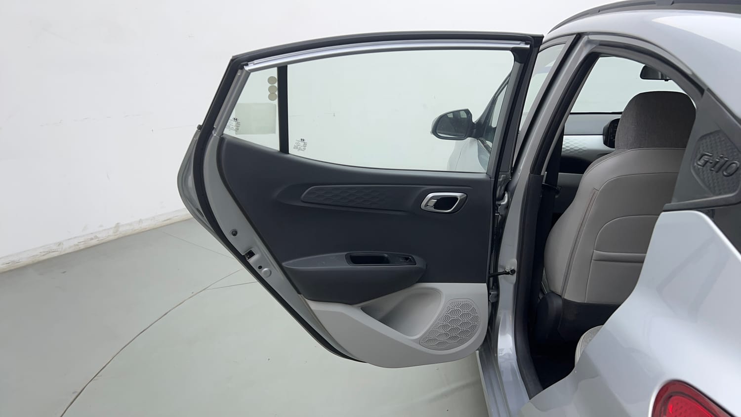 Used 2020 Hyundai Grand i10 Nios Sportz AMT 1.2 Kappa VTVT Petrol Automatic interior LEFT REAR DOOR OPEN VIEW