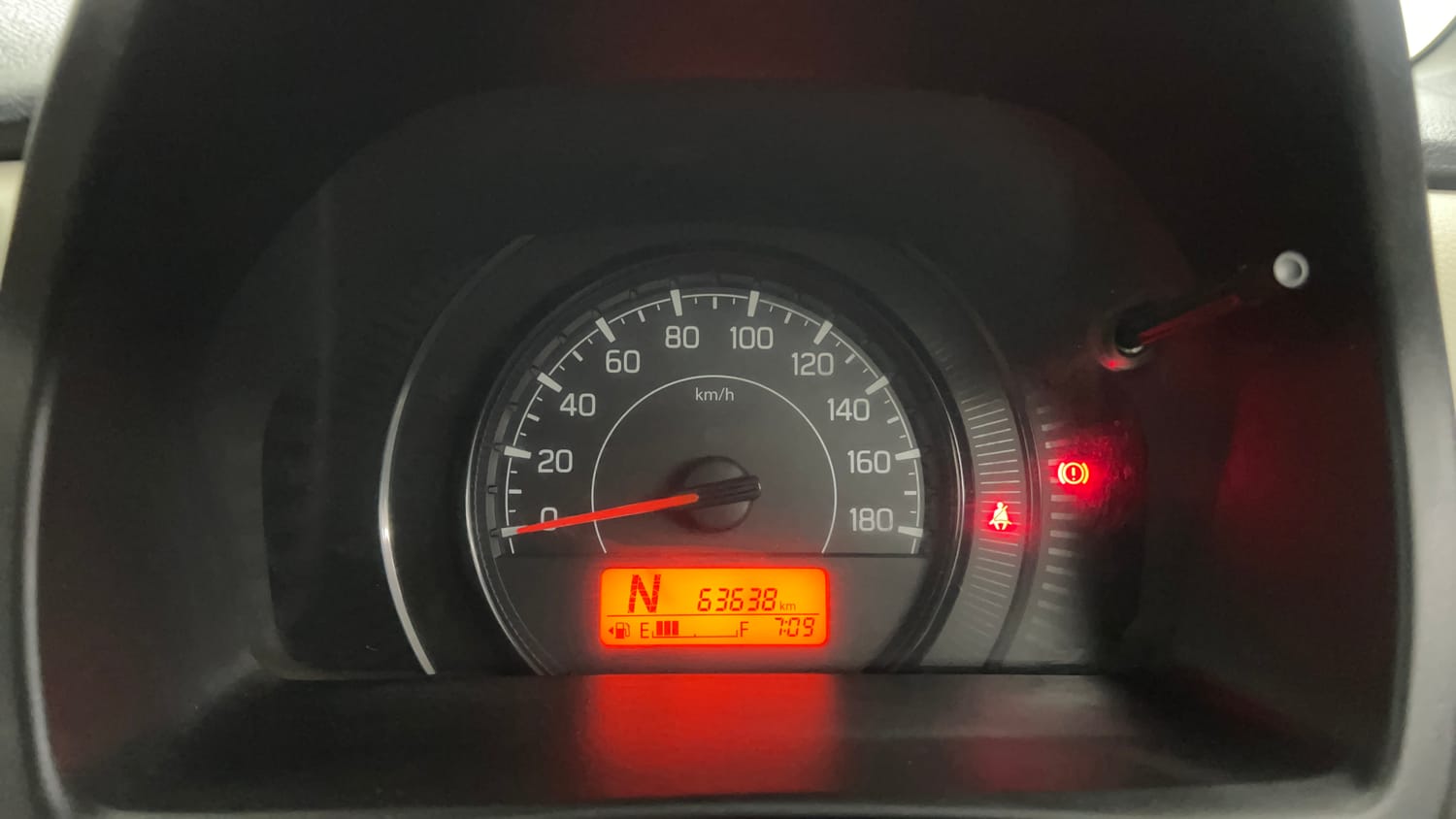 Used 2019 Maruti Suzuki Wagon R 1.0 VXI AMT Petrol Automatic interior CLUSTERMETER VIEW