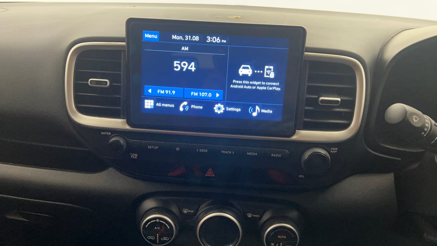 Used 2022 Hyundai Venue S Plus 1.2 Petrol Petrol Manual top_features Integrated (in-dash) music system