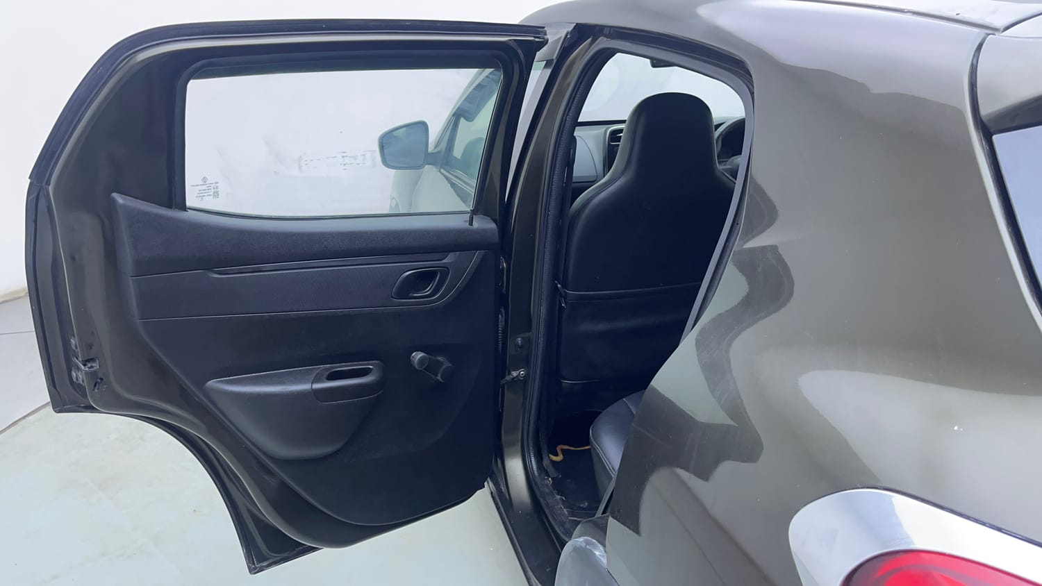 Used 2017 Renault Kwid 1.0 RXT AMT Petrol Automatic interior LEFT REAR DOOR OPEN VIEW