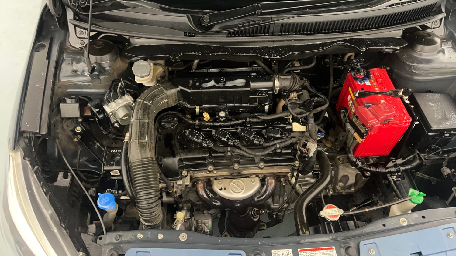 Used 2022 Maruti Suzuki Ciaz Alpha 1.5 Petrol Manual engine ENGINE RIGHT SIDE VIEW