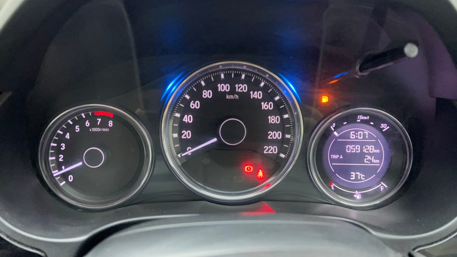 Used 2019 Honda City V Petrol Petrol Manual interior CLUSTERMETER VIEW
