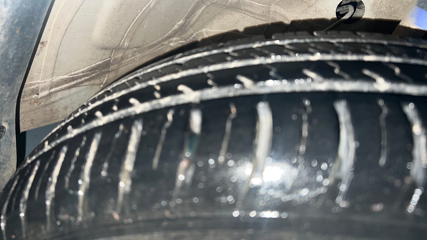 Used 2021 Maruti Suzuki Swift VXi Petrol Manual tyres RIGHT FRONT TYRE TREAD VIEW