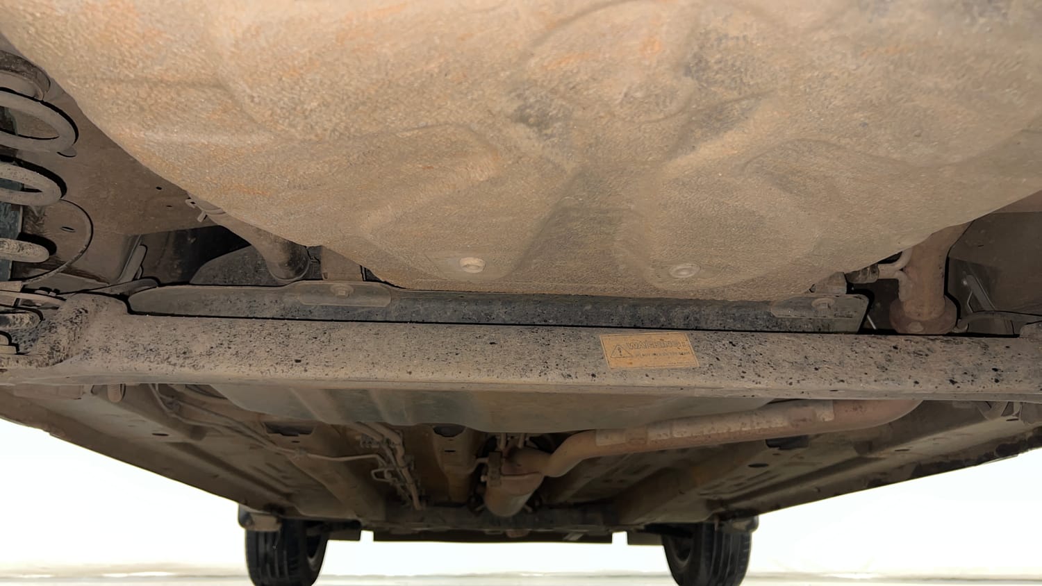Used 2024 Tata Punch Creative Dual Tone AMT Petrol Automatic extra REAR UNDERBODY VIEW (TAKEN FROM REAR)