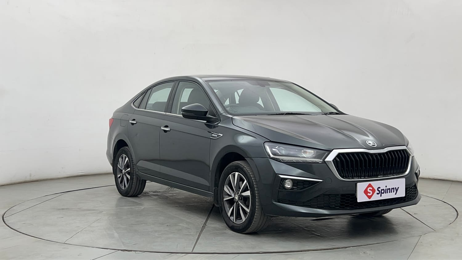 Used 2023 Skoda Slavia Style 1.0L TSI AT Petrol Automatic exterior RIGHT FRONT CORNER VIEW