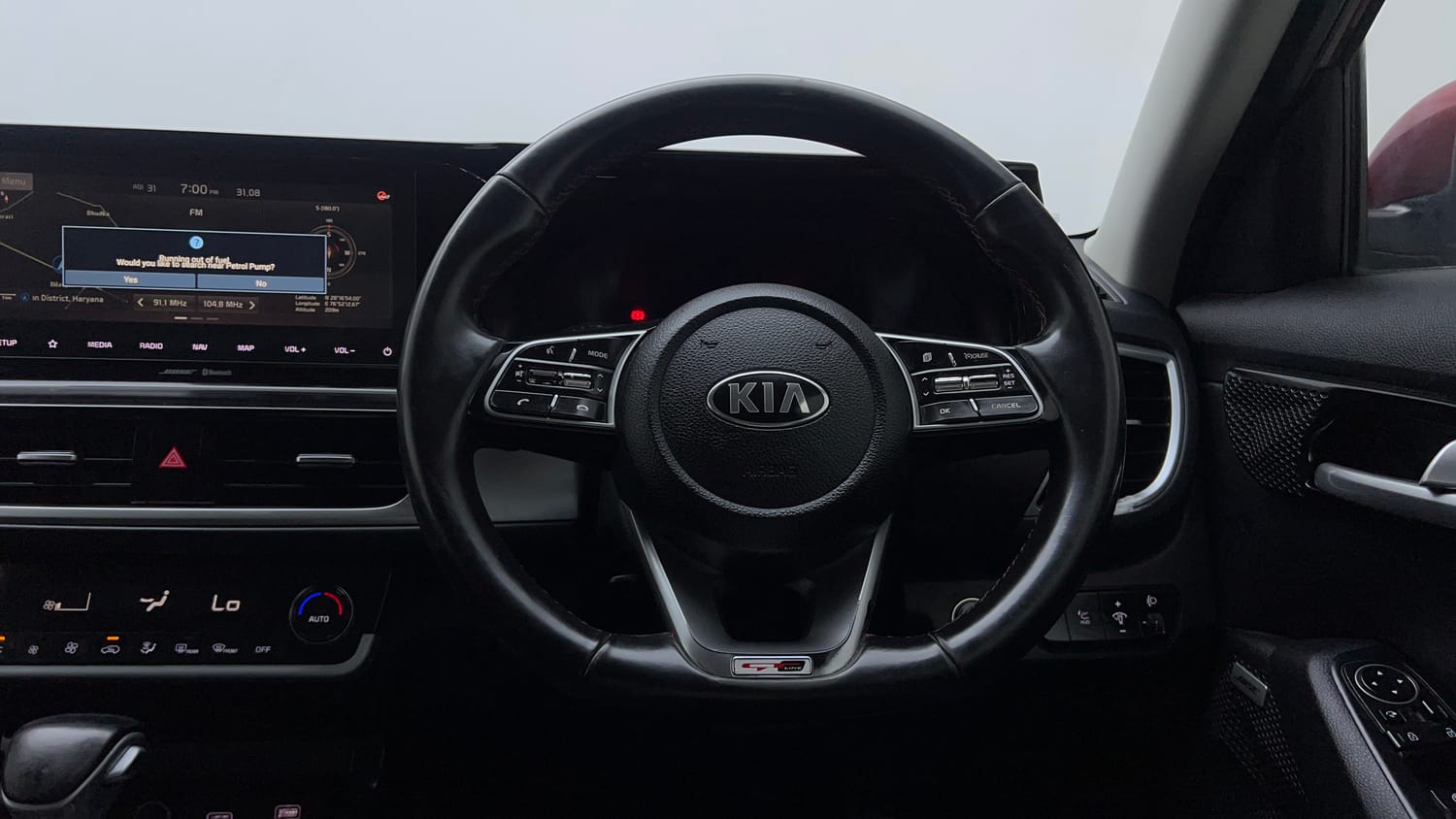 Used 2021 Kia Seltos GTX Plus DCT 1.4 Petrol Automatic interior STEERING VIEW