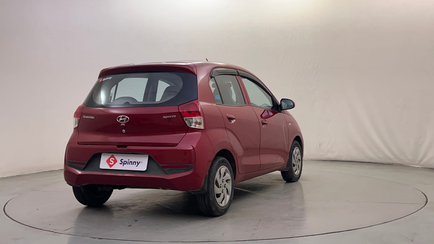 Used 2019 Hyundai Santro Sportz AMT Petrol Automatic exterior RIGHT REAR CORNER VIEW